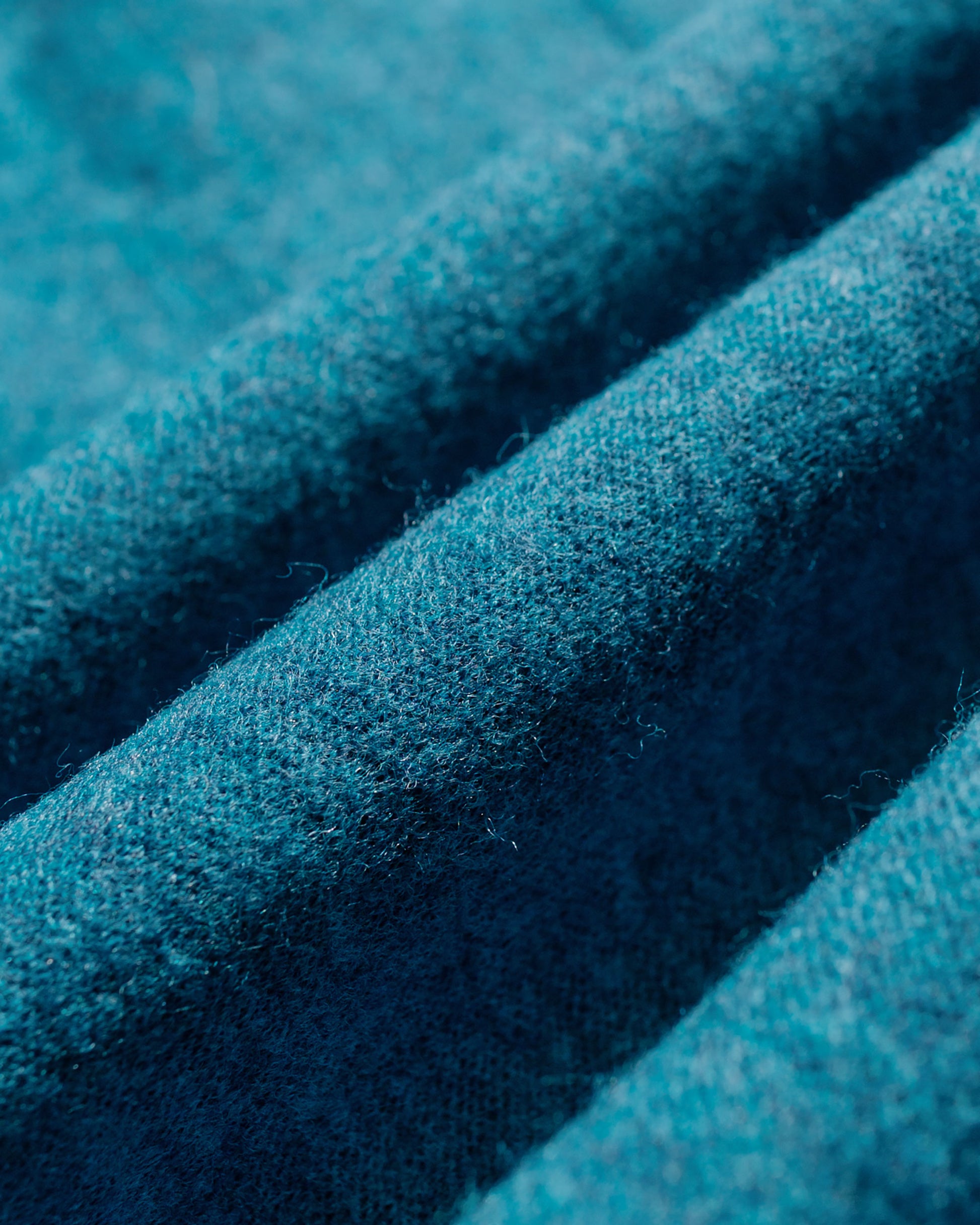 lost & found Sunflower Sunflower Wool Half Zip Ice Blue