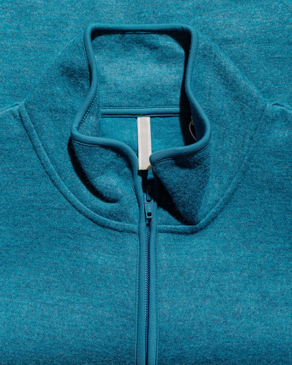 lost & found Sunflower Sunflower Wool Half Zip Ice Blue