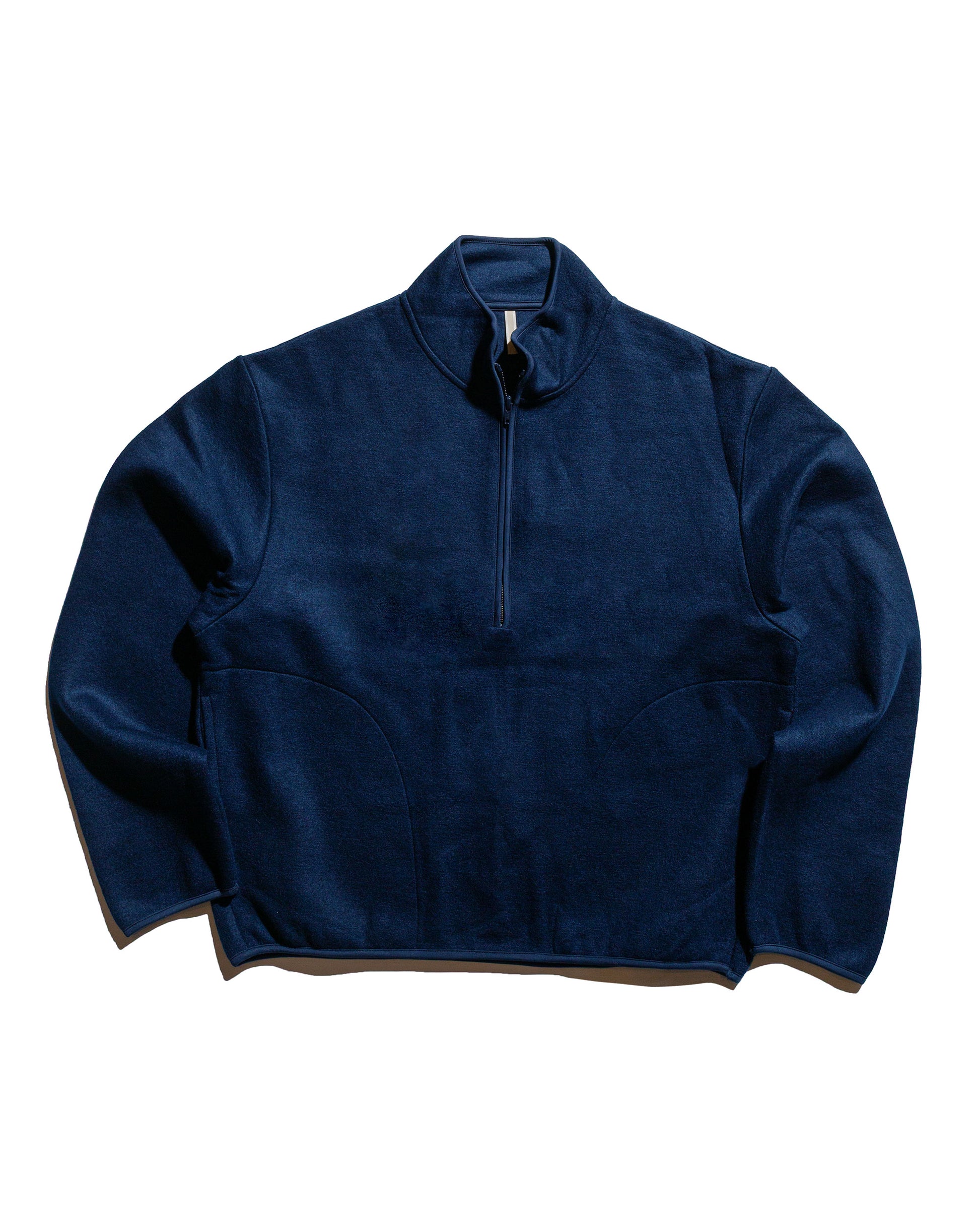 lost & found Sunflower Sunflower Wool Half Zip Navy