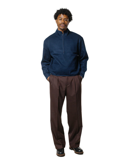 lost & found Sunflower Sunflower Wool Half Zip Navy