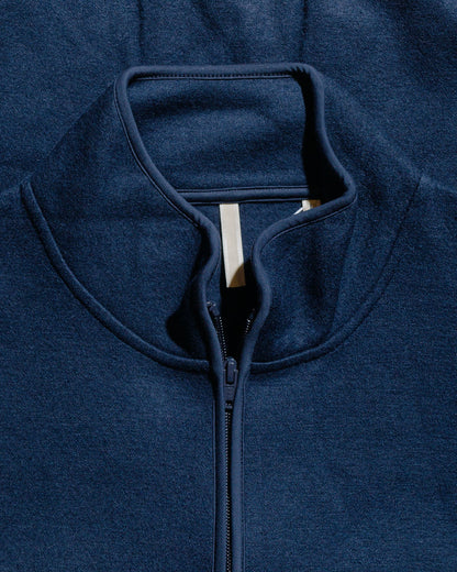 lost & found Sunflower Sunflower Wool Half Zip Navy