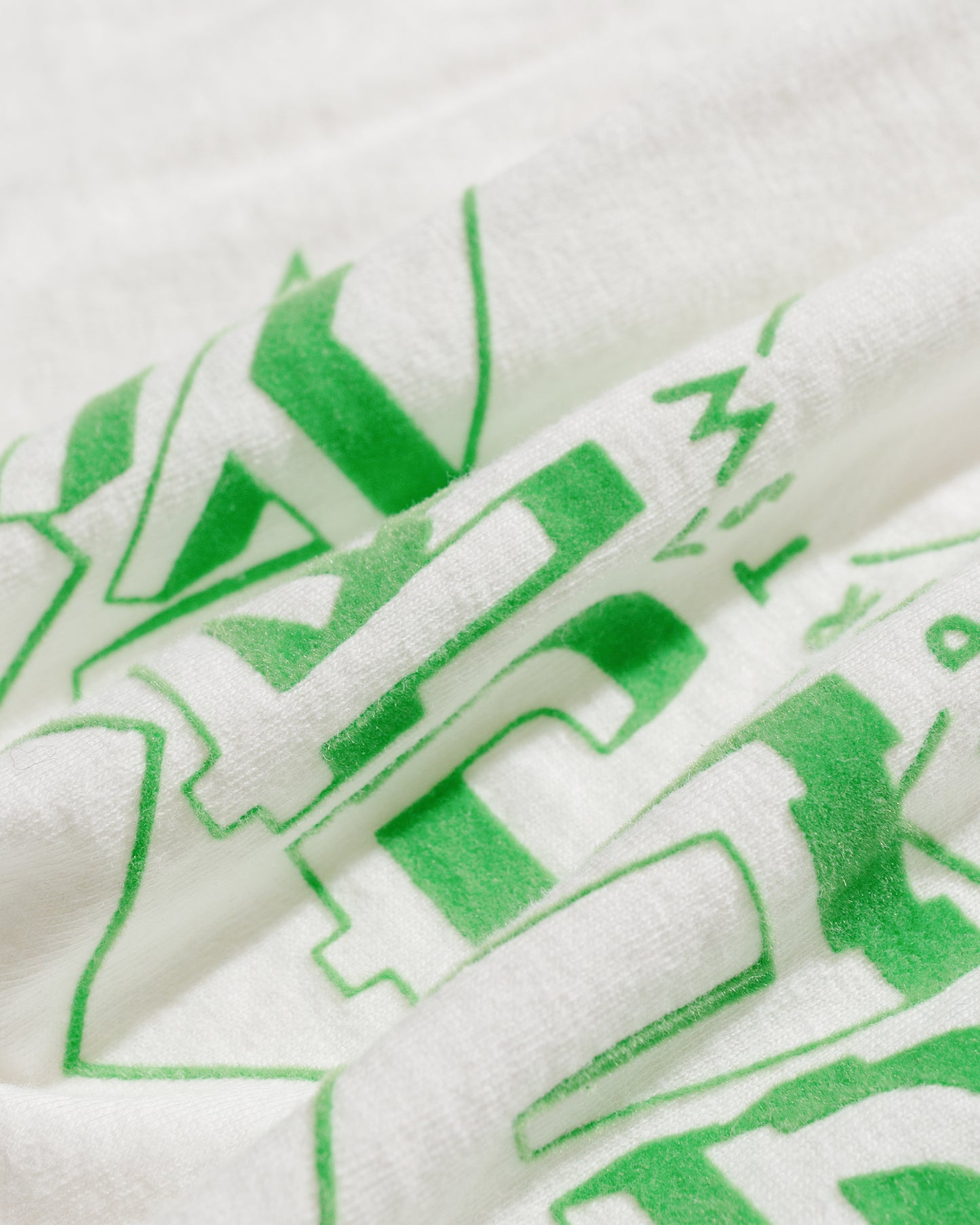 lost & found Sunray Sportswear Sunray Sportswear Frokey Celebratory Haleiwa SS Off White/Green Print