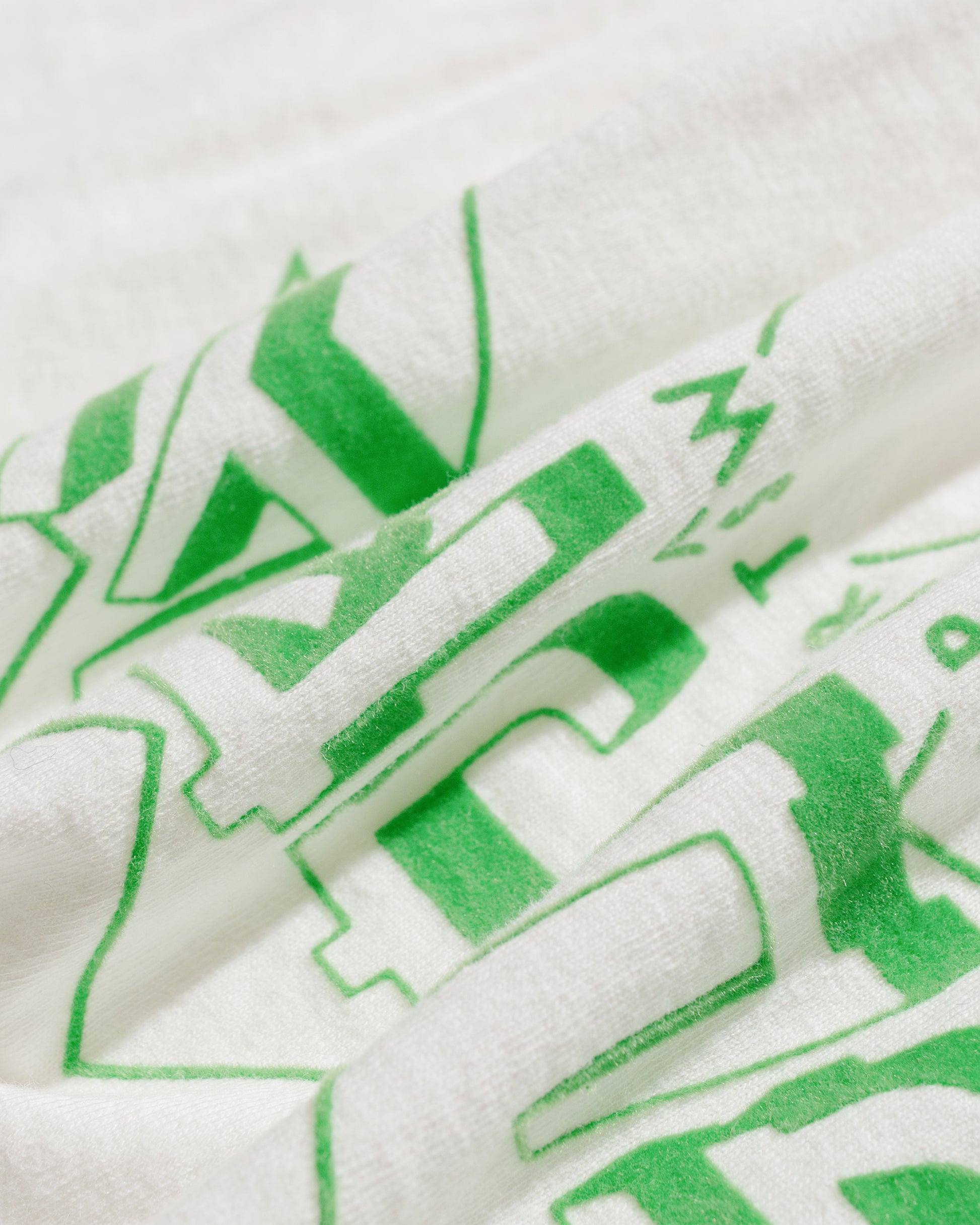 lost & found Sunray Sportswear Sunray Sportswear Frokey Celebratory Haleiwa SS Off White/Green Print
