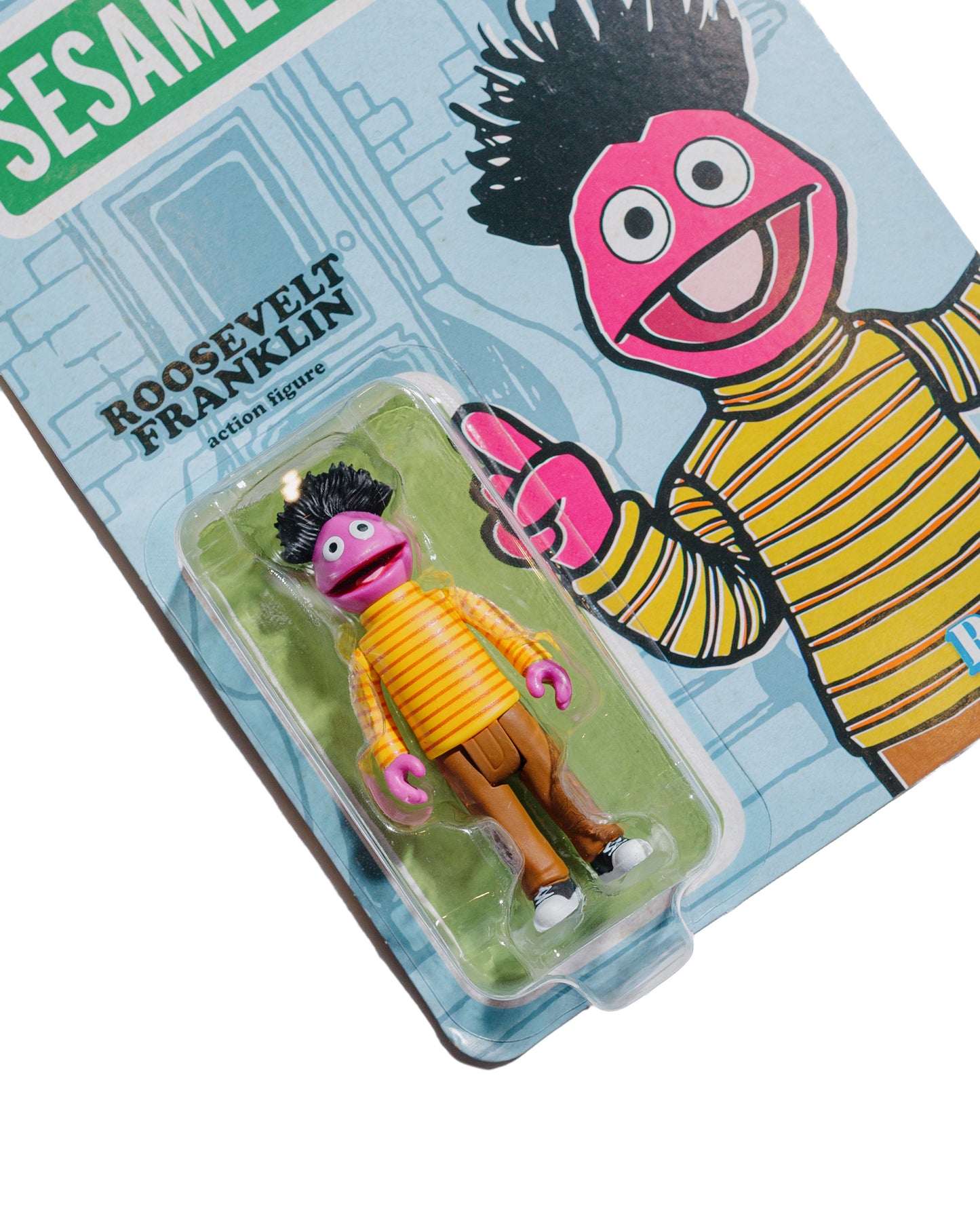 lost & found Super7 Super7 Sesame Street ReAction Figure Wave 4 'Roosevelt Franklin'