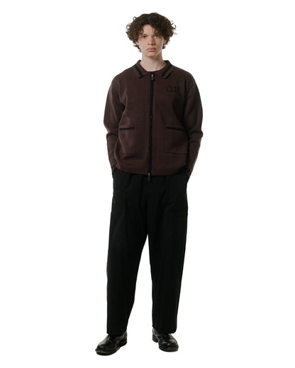 lost & found TTT MSW TTT MSW Knit Polo Cardigan Brown