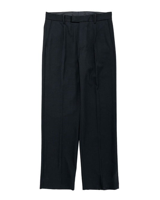 TTT MSW Wool Straight Slacks Black