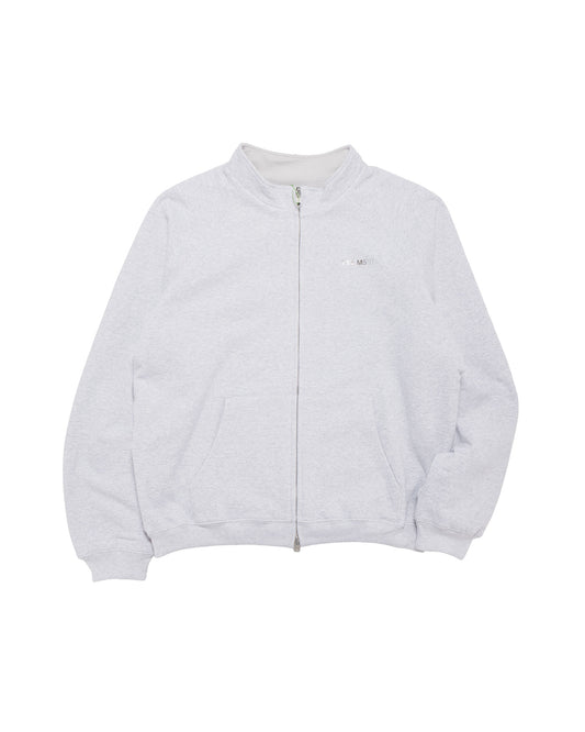TTT MSW Zip Up Crew Neck Sweat Ash
