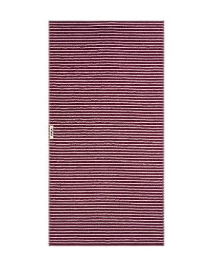 lost & found TEKLA Tekla Terry Bath Towel Red & Rose