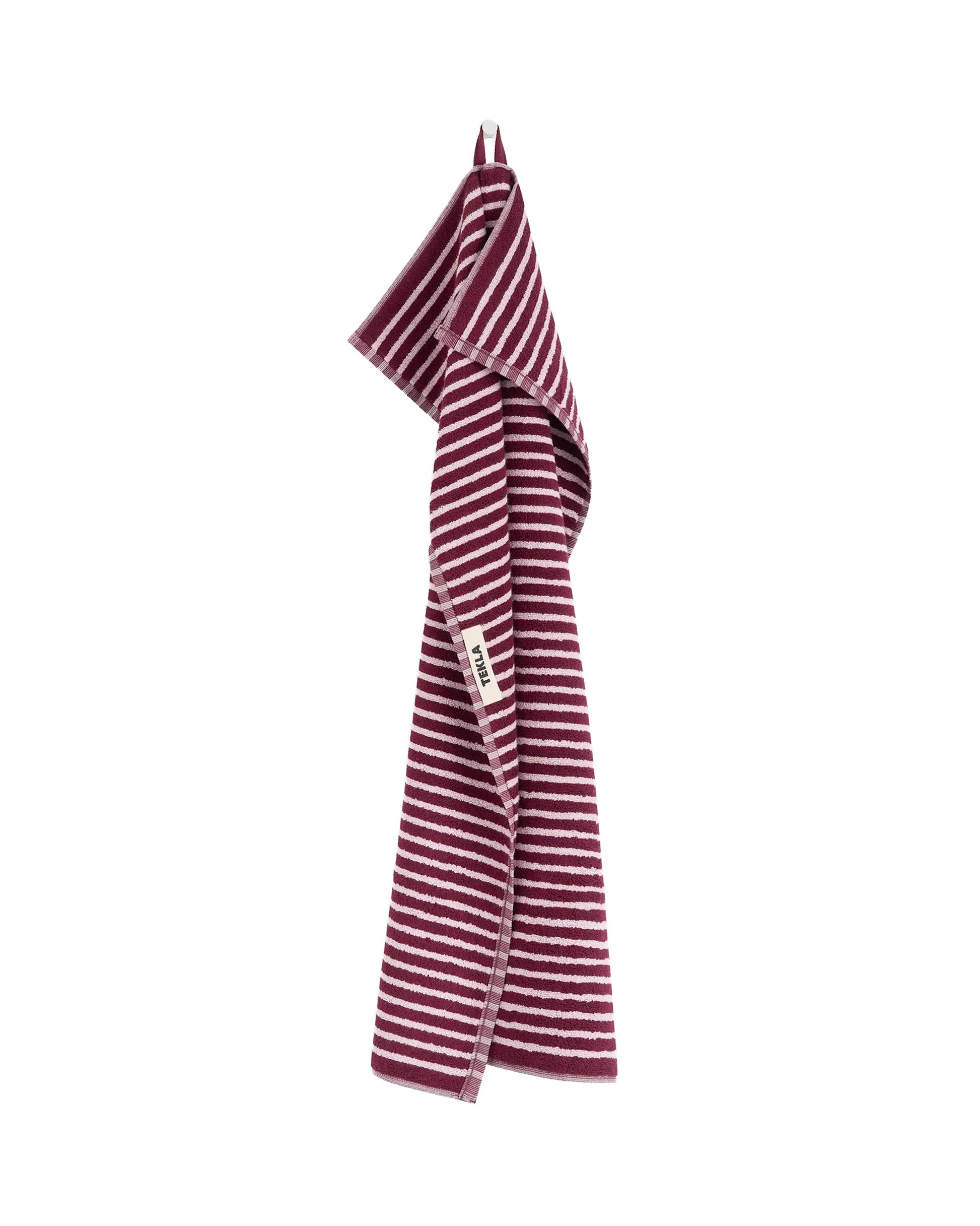 lost & found TEKLA Tekla Terry Bath Towel Red & Rose