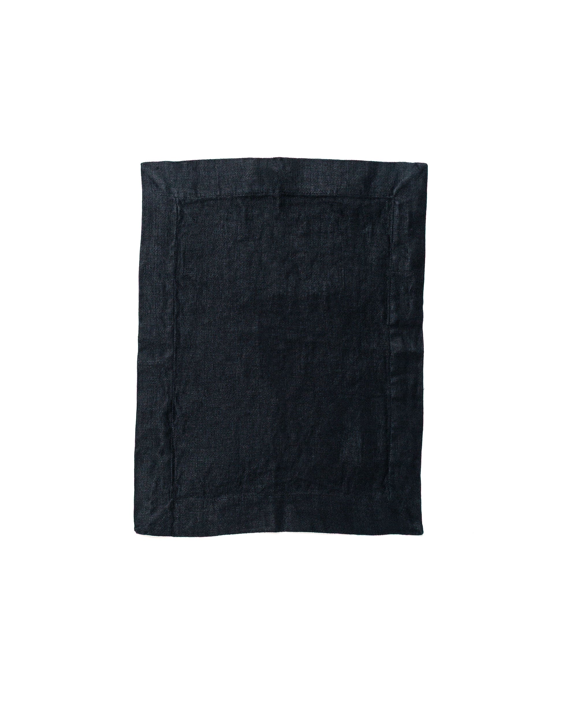 lost & found TEKLA Tekla Kitchen Linen Placemat Black