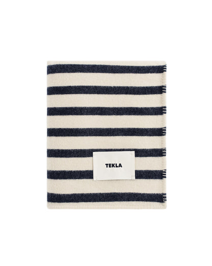 lost & found TEKLA Tekla Lambswool Blanket Magpie Stripes