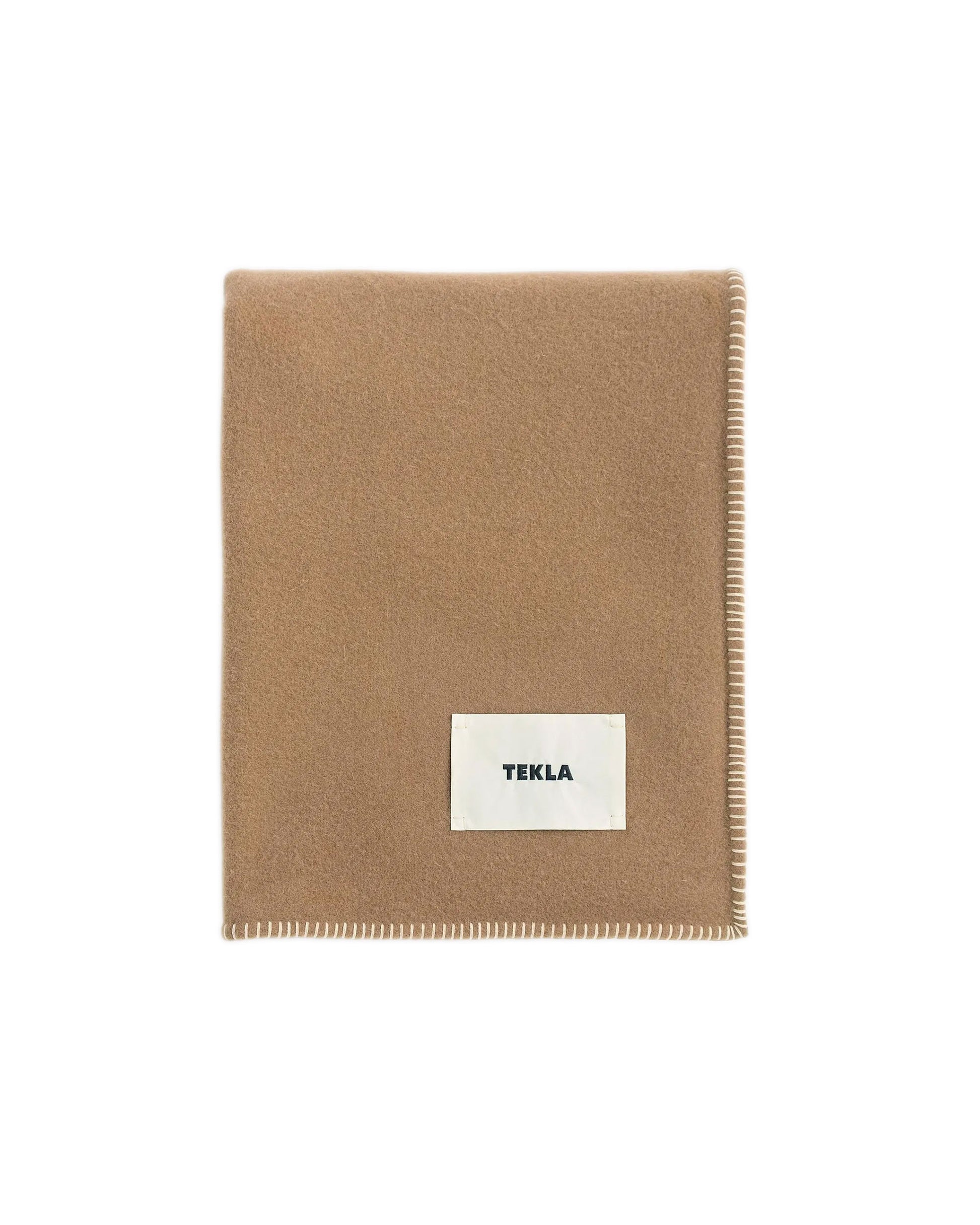 lost & found TEKLA Tekla Lambswool Blanket Oak