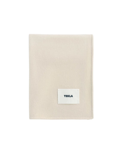 lost & found TEKLA Tekla Lambswool Blanket Snow