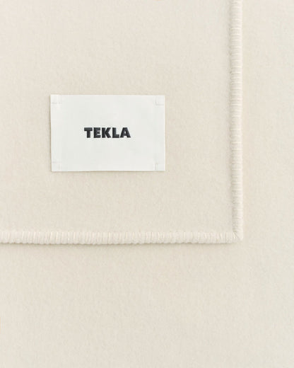lost & found TEKLA Tekla Lambswool Blanket Snow