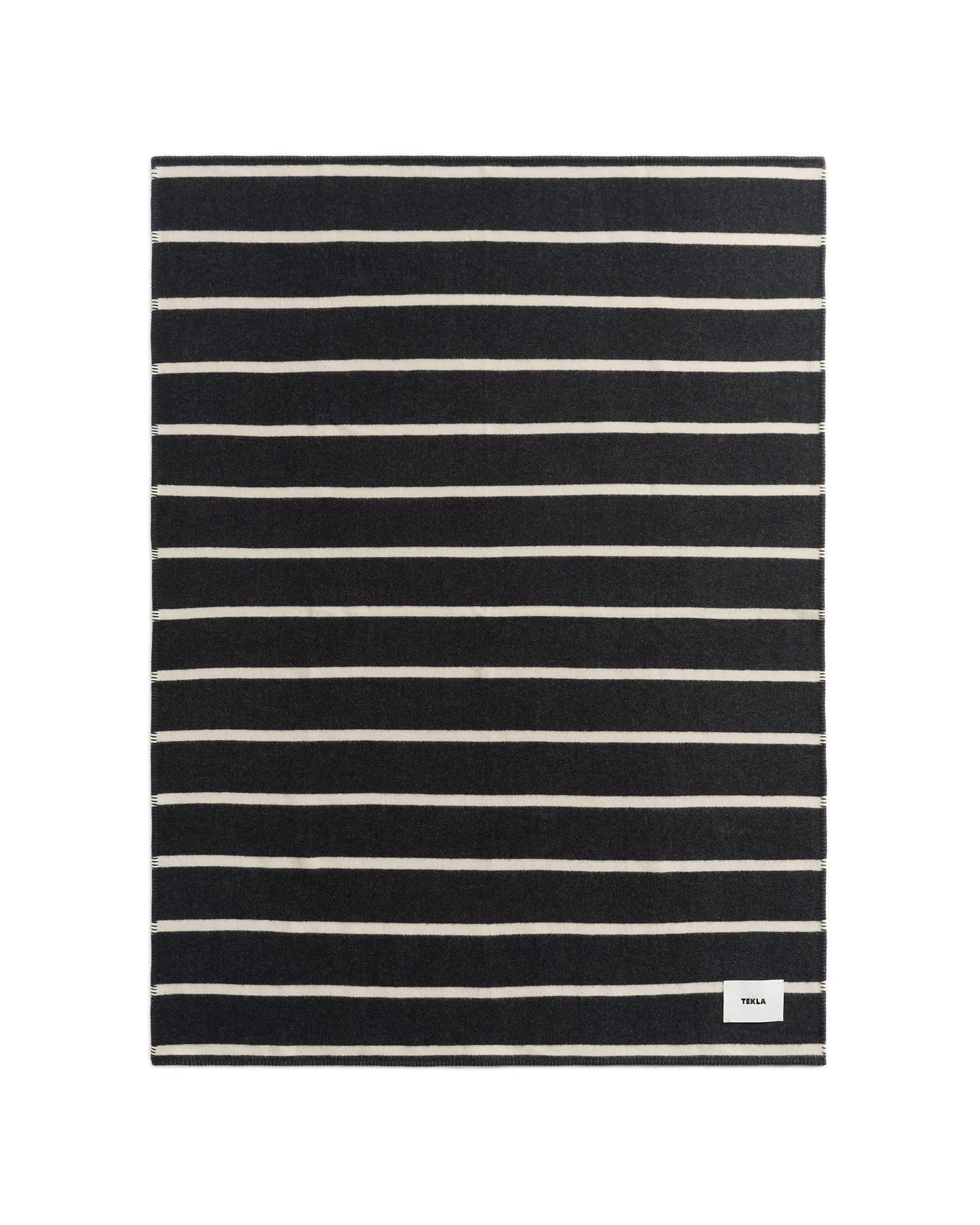 lost & found TEKLA Tekla Lambswool Blanket Starling Stripes
