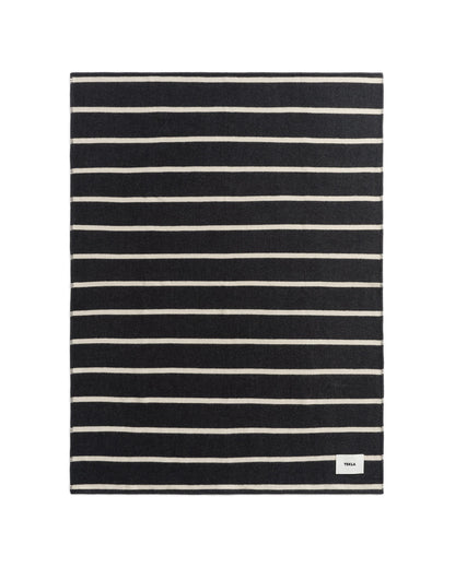 lost & found TEKLA Tekla Lambswool Blanket Starling Stripes