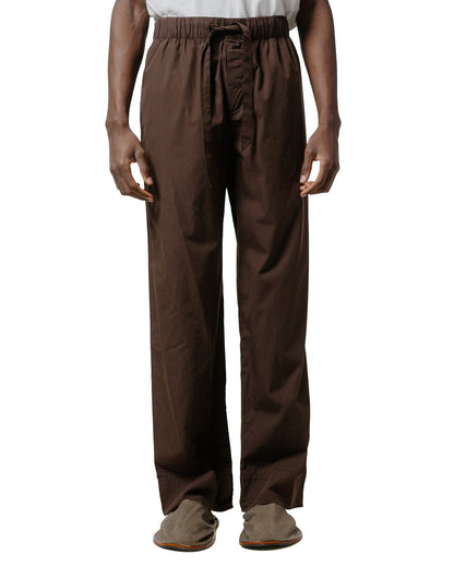 lost & found TEKLA Tekla Poplin Pyjama Pants Coffee