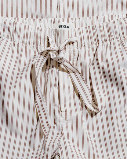 lost & found TEKLA Tekla Poplin Pyjama Pants Hopper Stripes