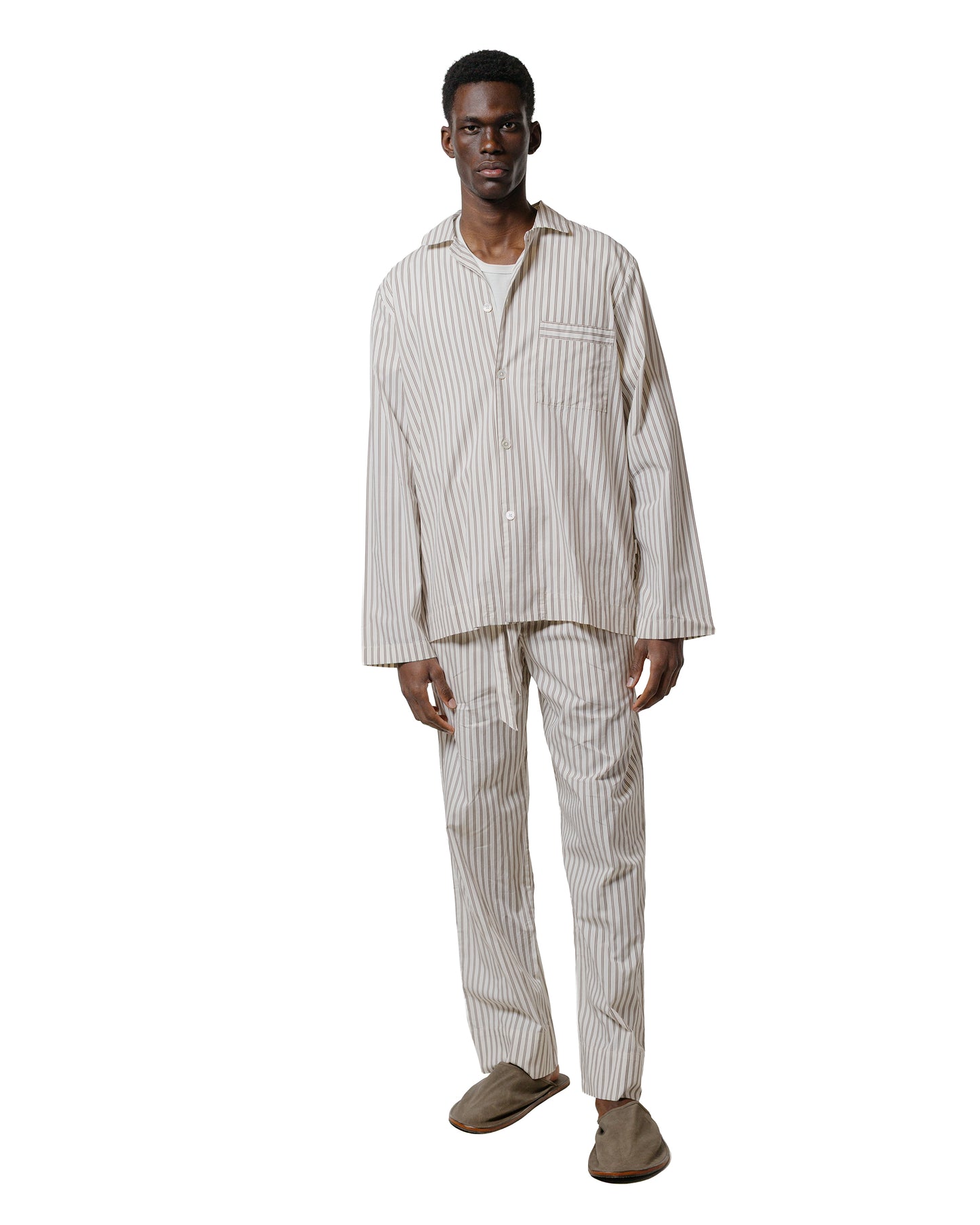 lost & found TEKLA Tekla Poplin Pyjama Pants Hopper Stripes