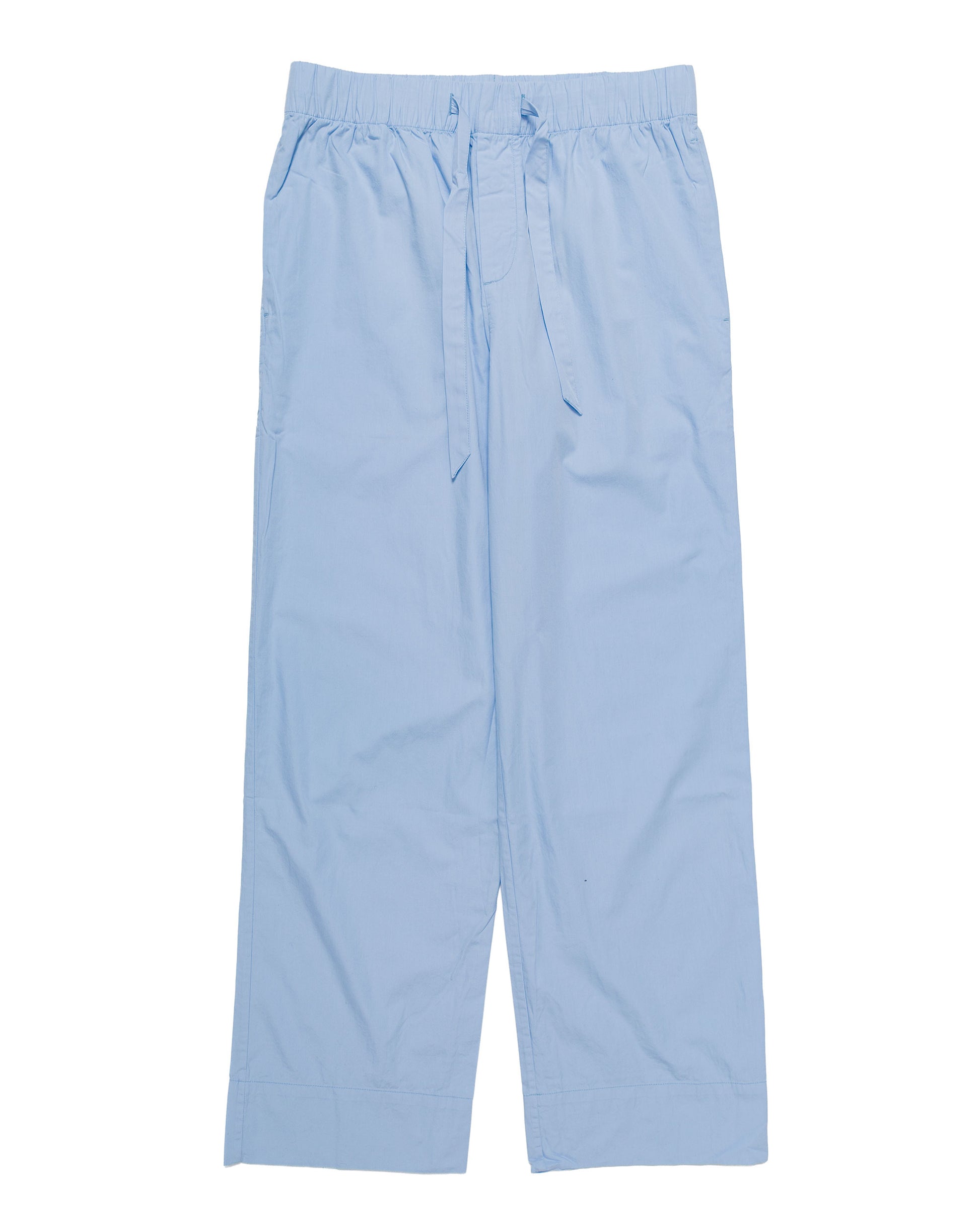 lost & found TEKLA Tekla Poplin Pyjama Pants Shirt Blue