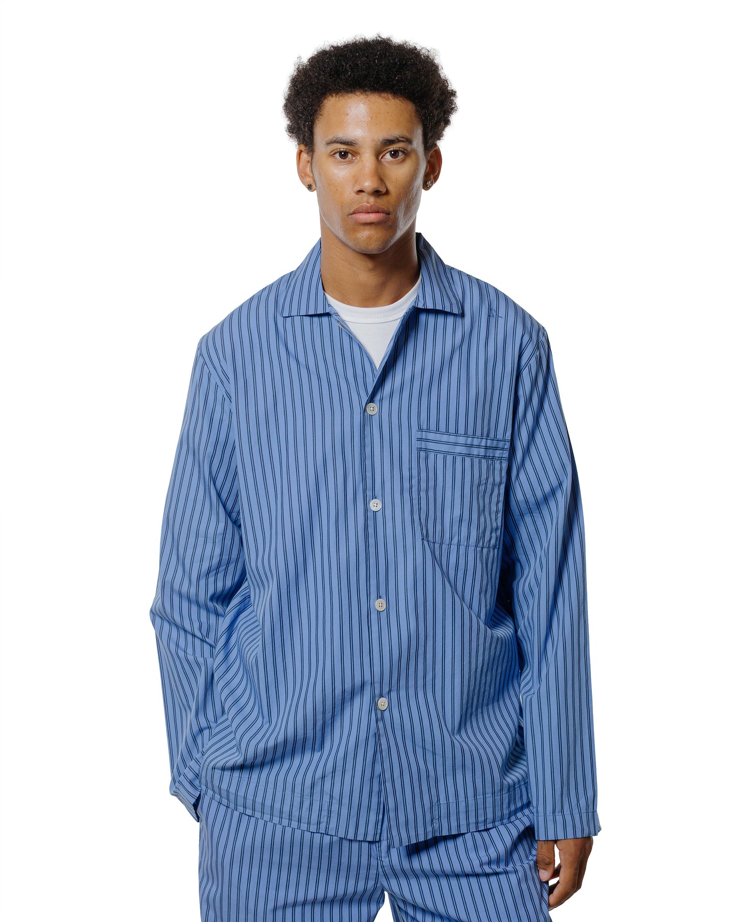 lost & found TEKLA Tekla Poplin Pyjama Shirt Boro Stripes