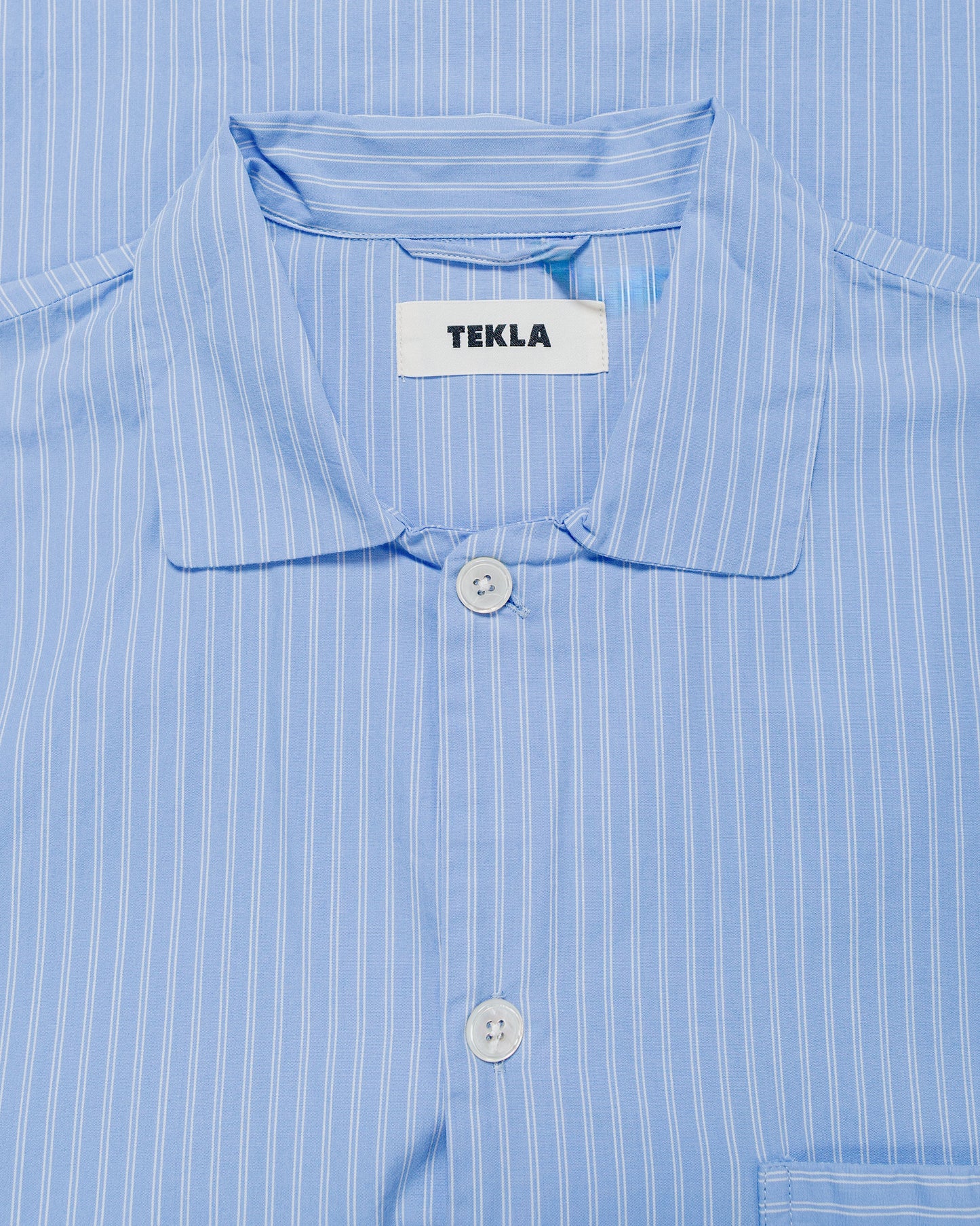 lost & found TEKLA Tekla Poplin Pyjama Shirt Pin Stripes