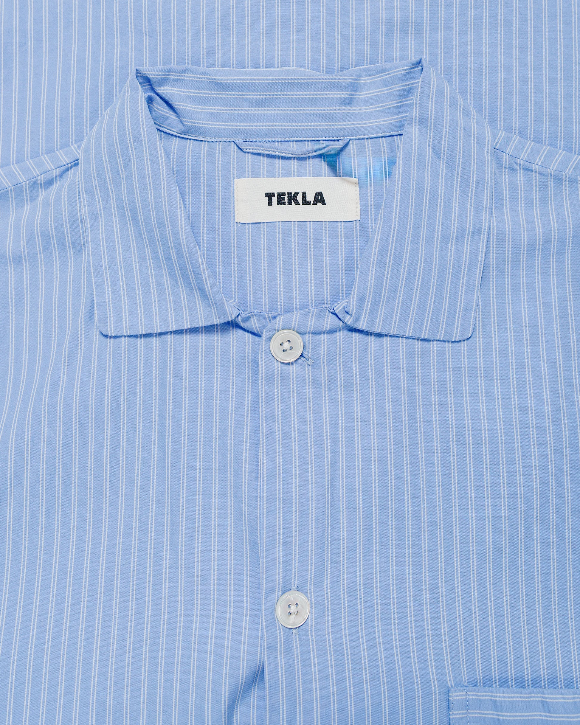 lost & found TEKLA Tekla Poplin Pyjama Shirt Pin Stripes