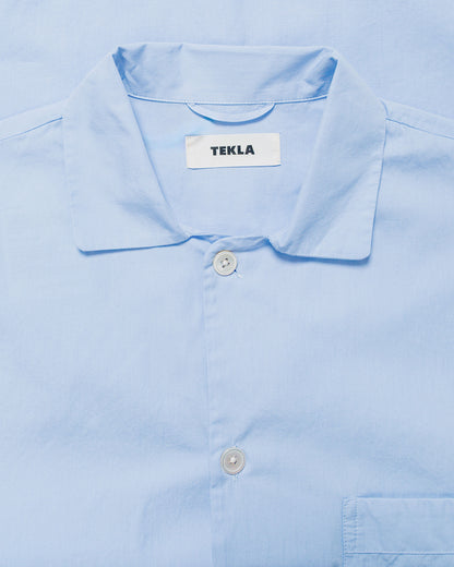 lost & found TEKLA Tekla Poplin Pyjama Shirt Shirt Blue