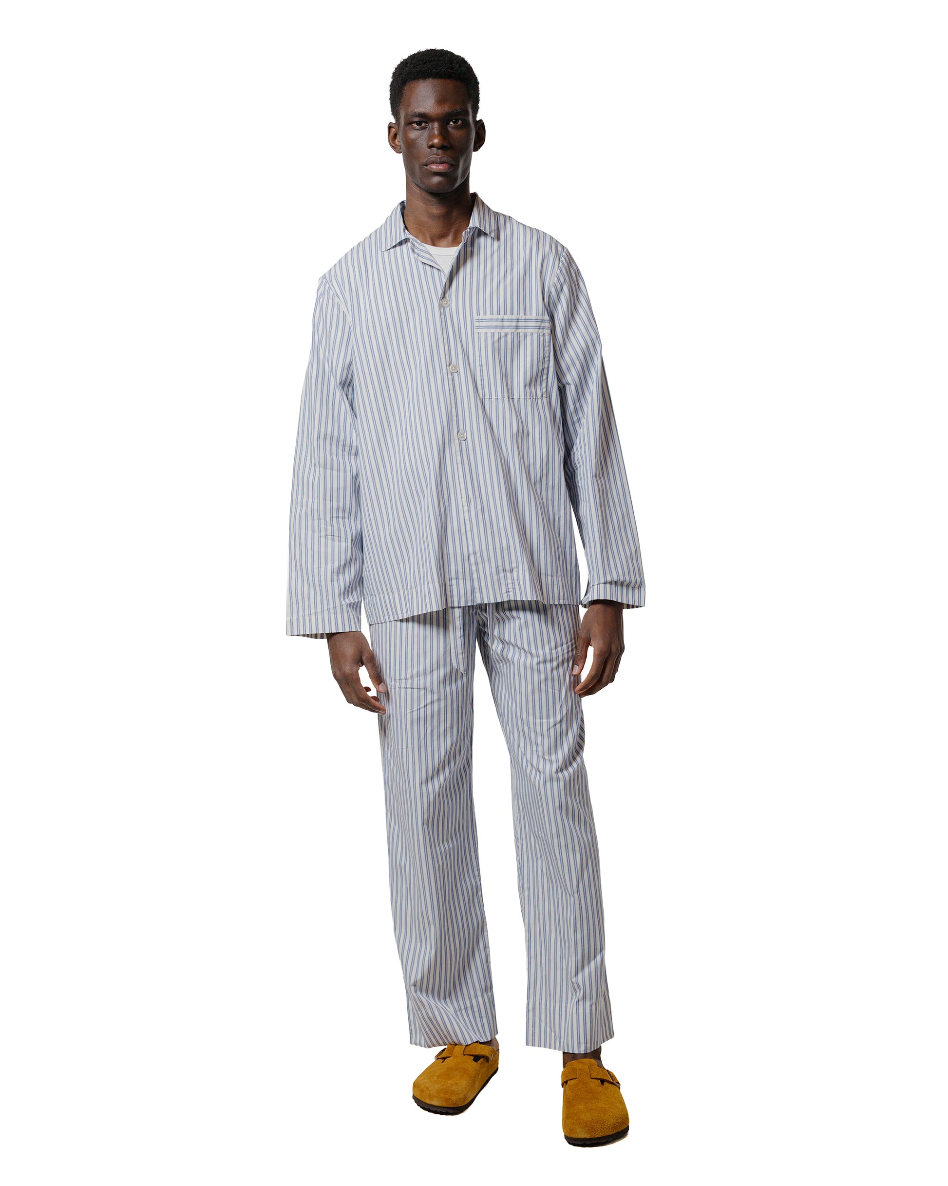 lost & found TEKLA Tekla Poplin Pyjama Shirt Skagen Stripes