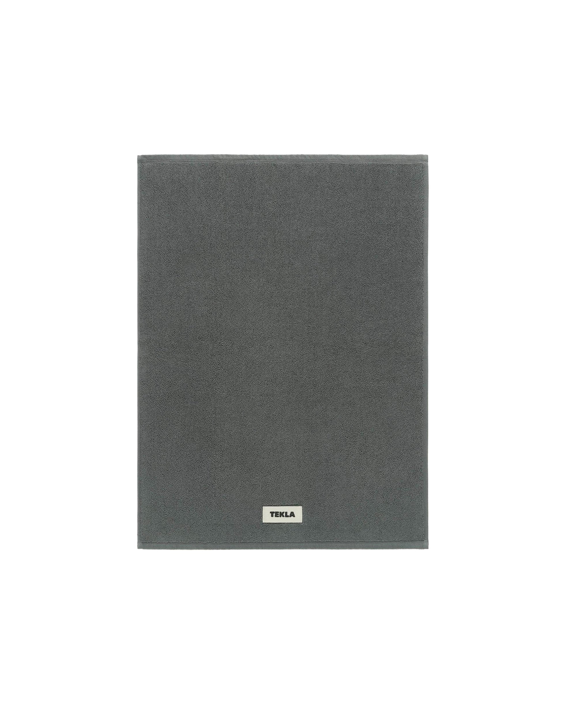 lost & found TEKLA Tekla Terry Bath Mat Charcoal Grey