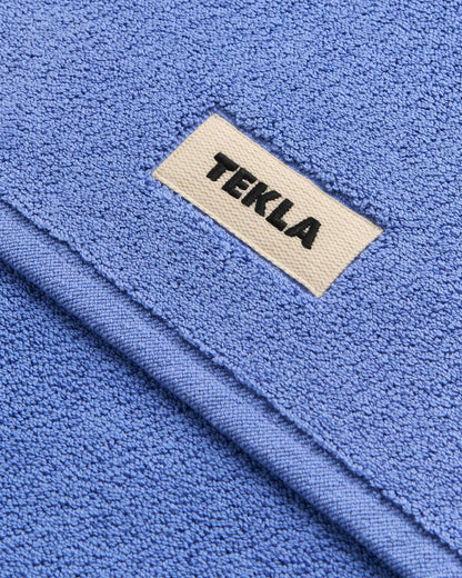 lost & found TEKLA Tekla Terry Bath Mat Clear Blue