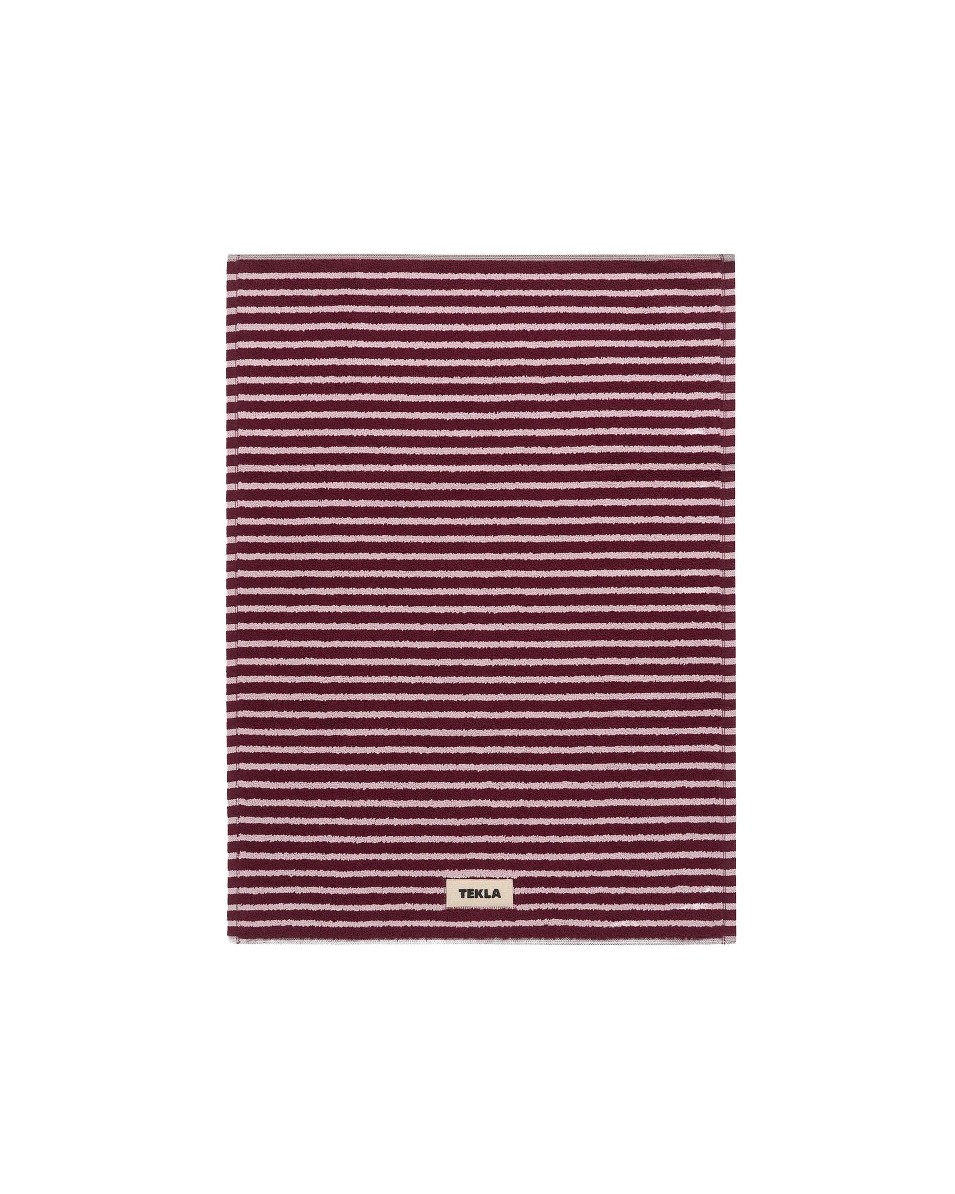 lost & found TEKLA Tekla Terry Bath Mat Red&Rose