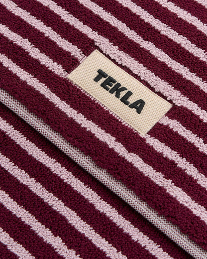 lost & found TEKLA Tekla Terry Bath Mat Red&Rose