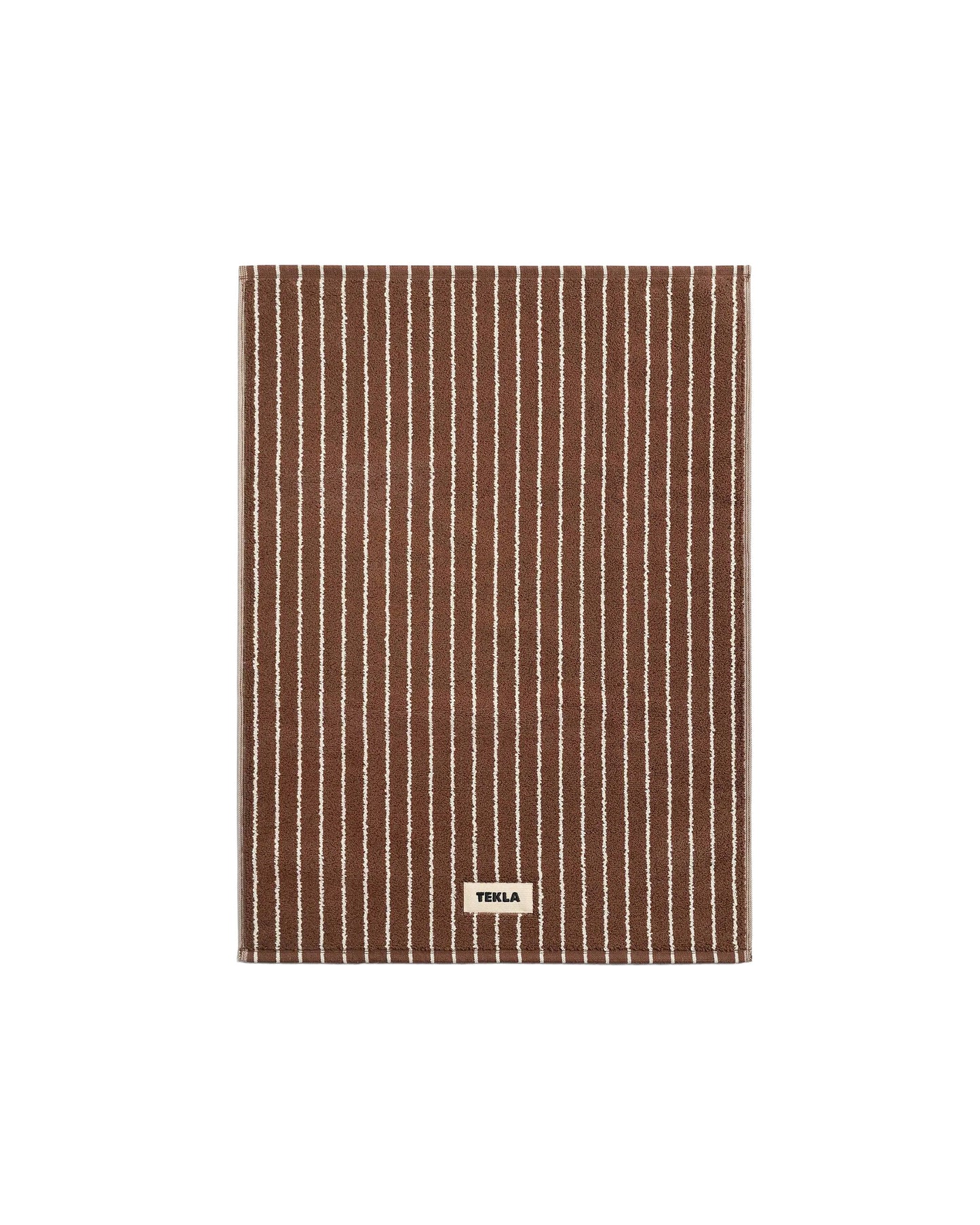 lost & found TEKLA Tekla Terry Bath Mat Rust Stripes