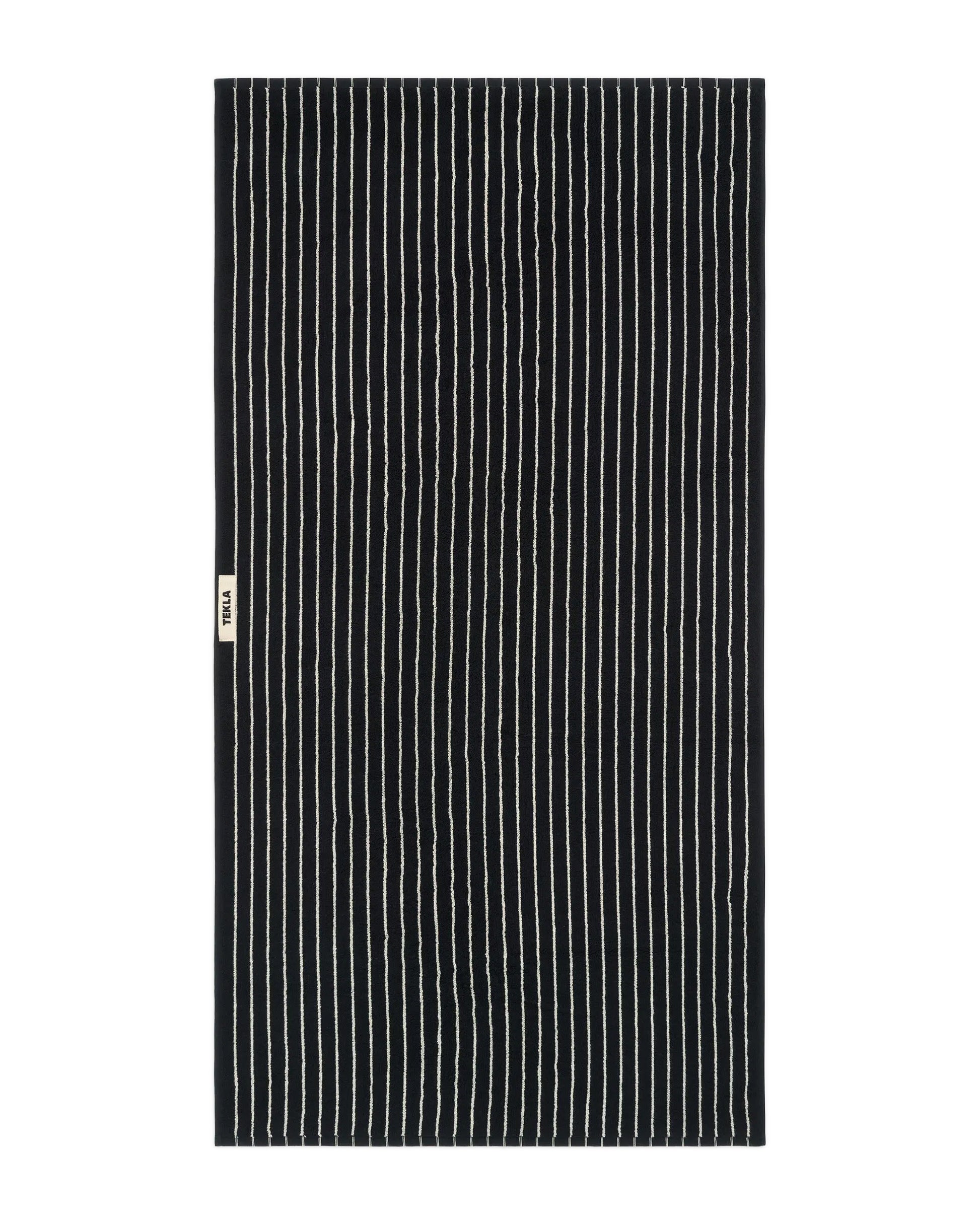 lost & found TEKLA Tekla Terry Bath Towel Black Stripes