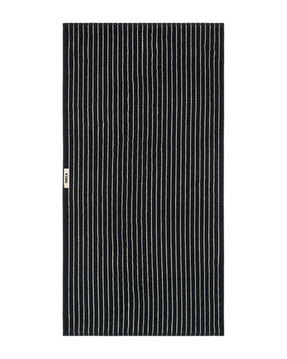 lost & found TEKLA Tekla Terry Bath Towel Black Stripes