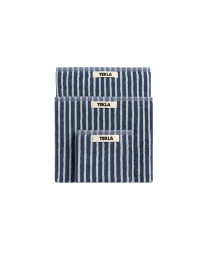 lost & found TEKLA Tekla Terry Bath Towel River Stripes