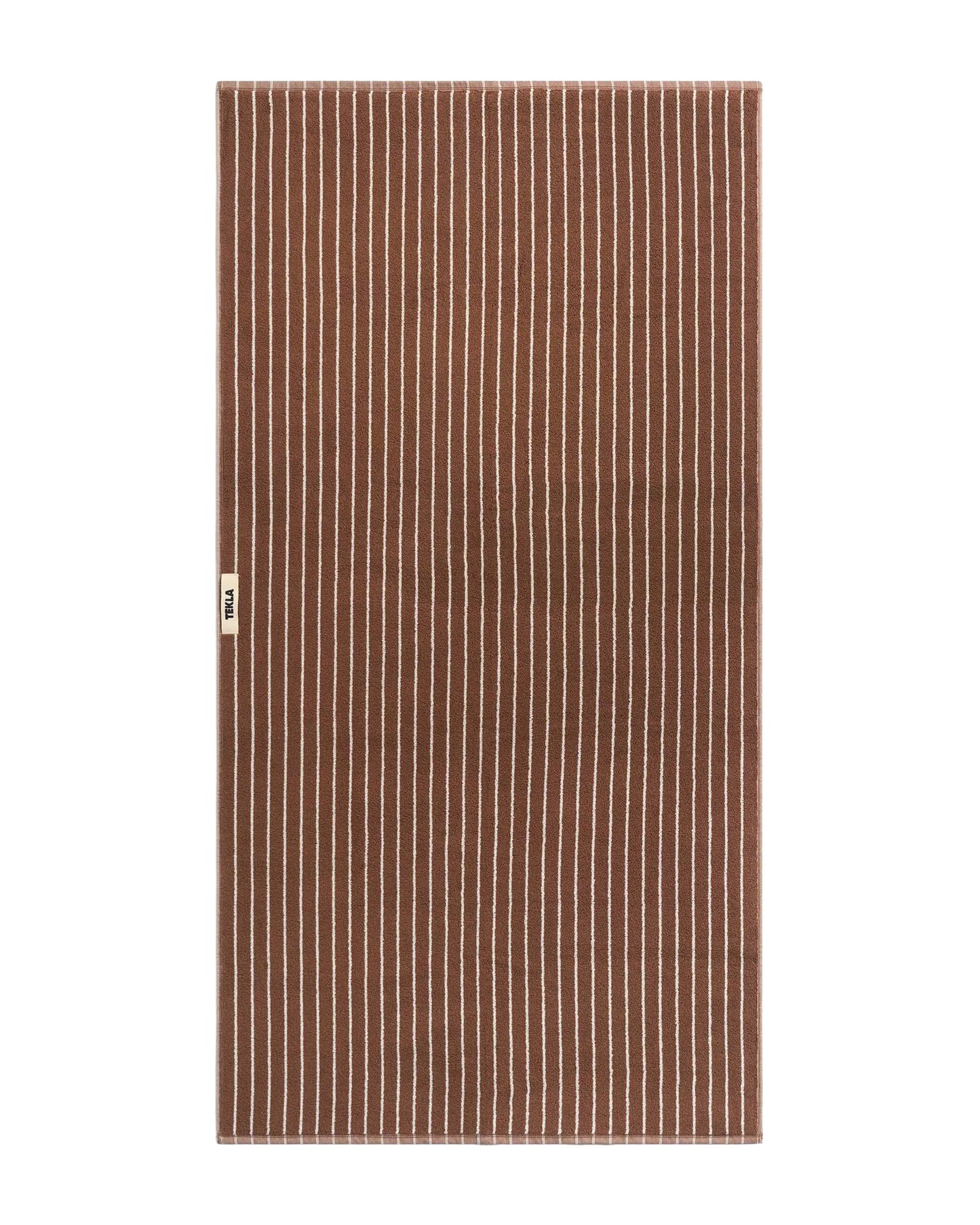 lost & found TEKLA Tekla Terry Bath Towel Rust Stripes