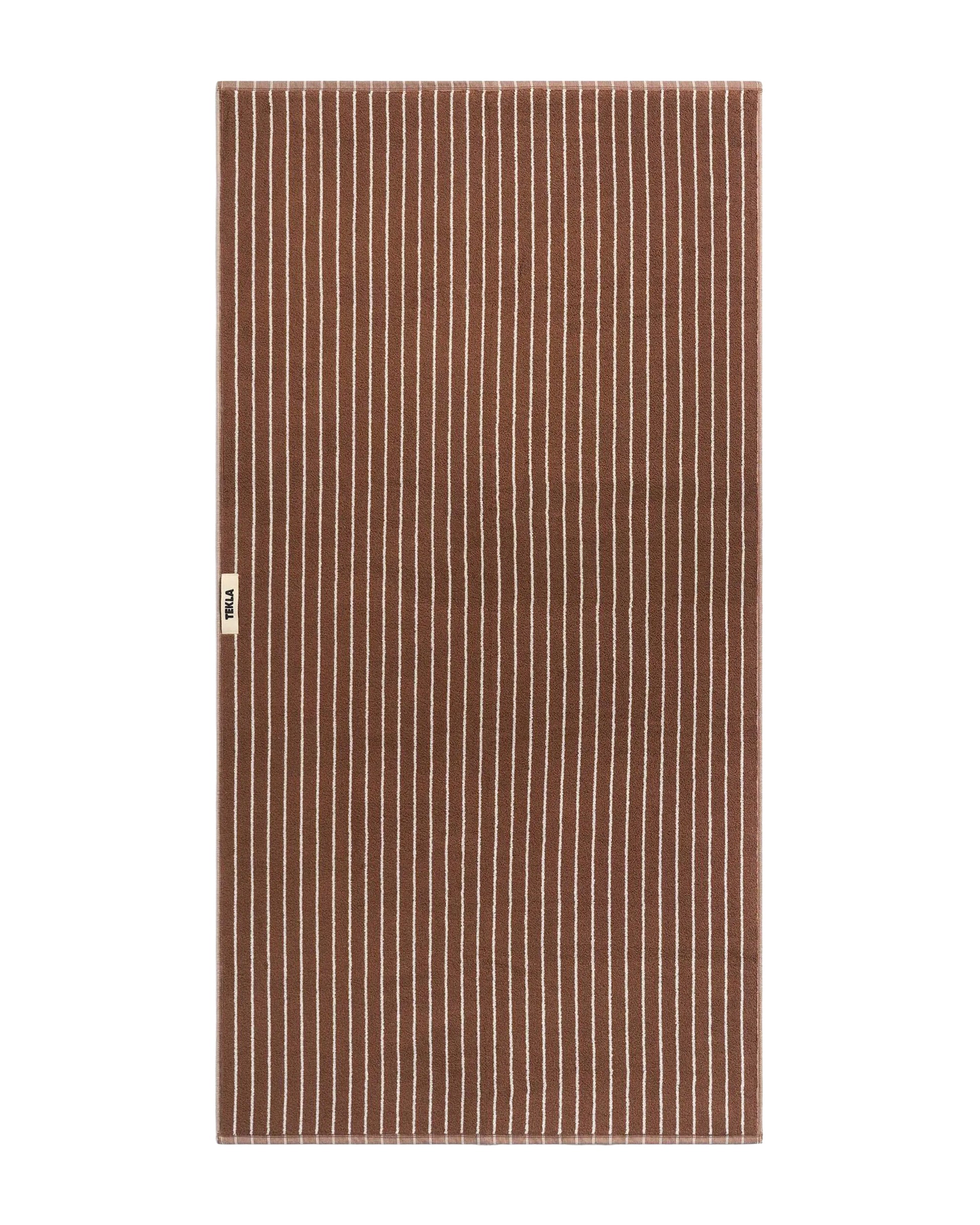 lost & found TEKLA Tekla Terry Bath Towel Rust Stripes