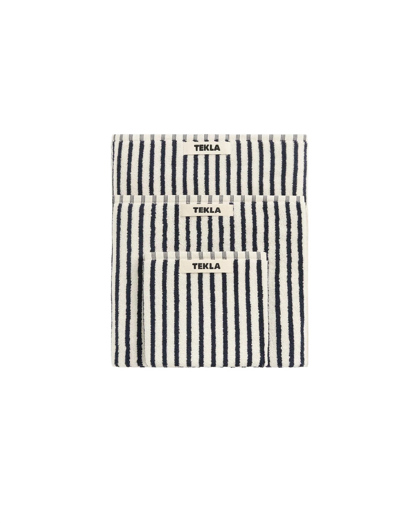 lost & found TEKLA Tekla Terry Bath Towel Sailor Stripes