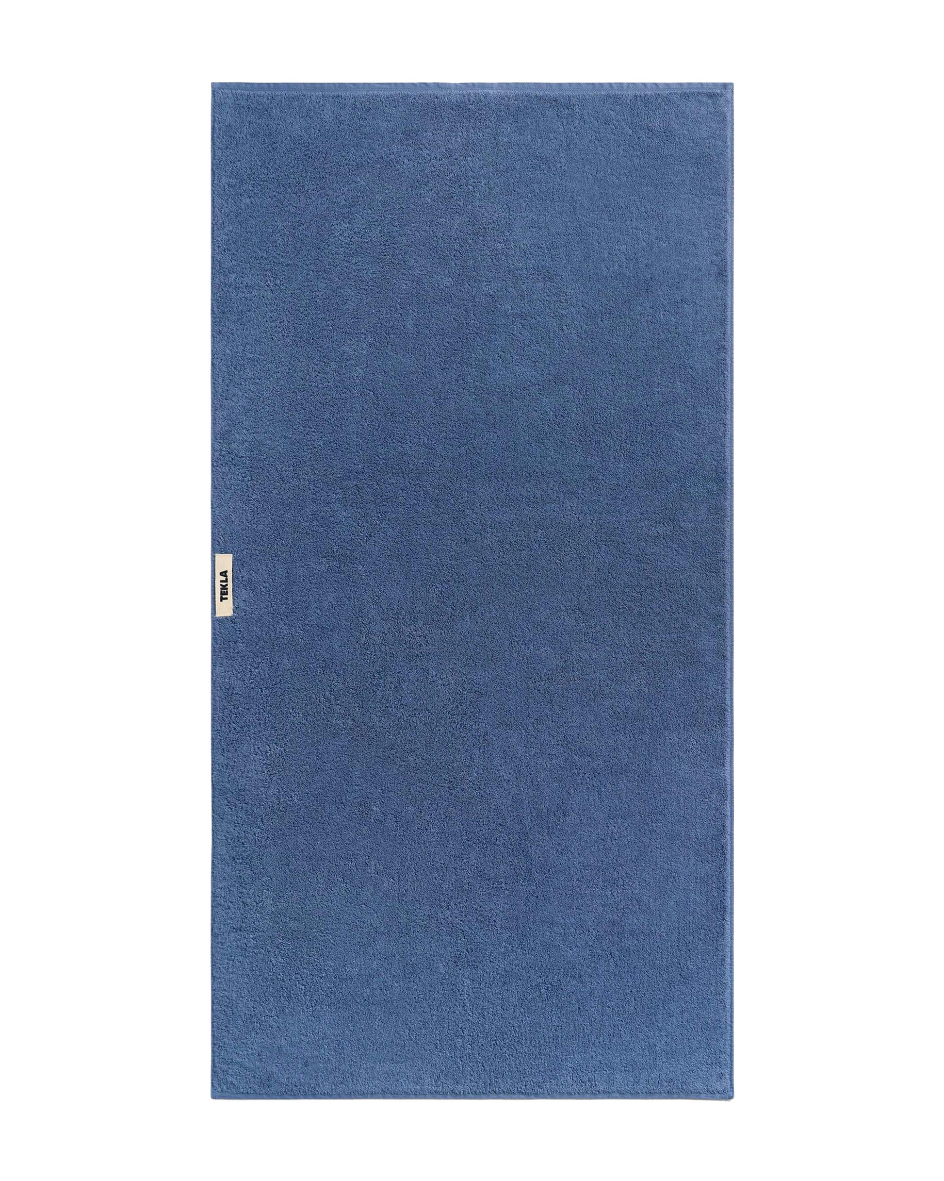 lost & found TEKLA Tekla Terry Bath Towel Storm Blue