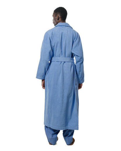 lost & found TEKLA Tekla Terry Classic Bathrobe Clear Blue