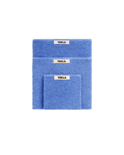 lost & found TEKLA Tekla Terry Bath Towel Clear Blue