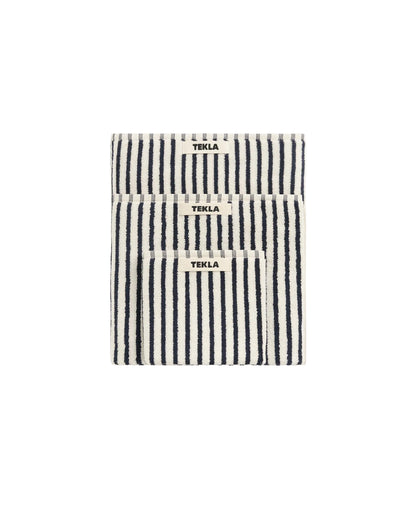 lost & found TEKLA Tekla Terry Hand Towel Sailor Stripes