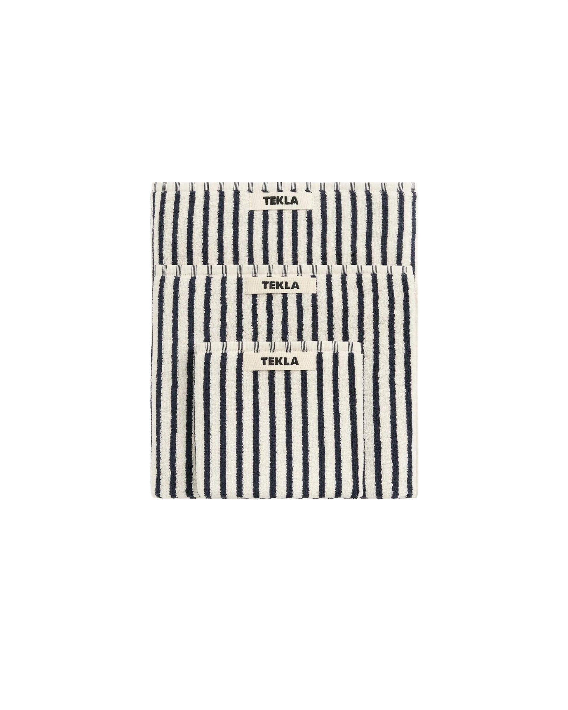 lost & found TEKLA Tekla Terry Washcloth Sailor Stripes