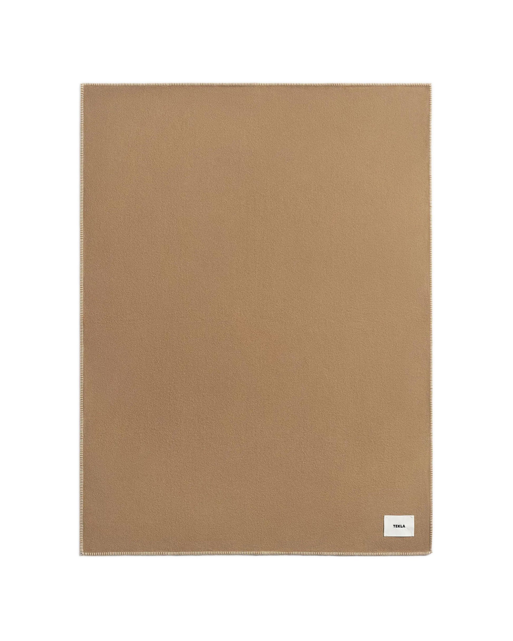 lost & found TEKLA Tekla Lambswool Blanket Oak