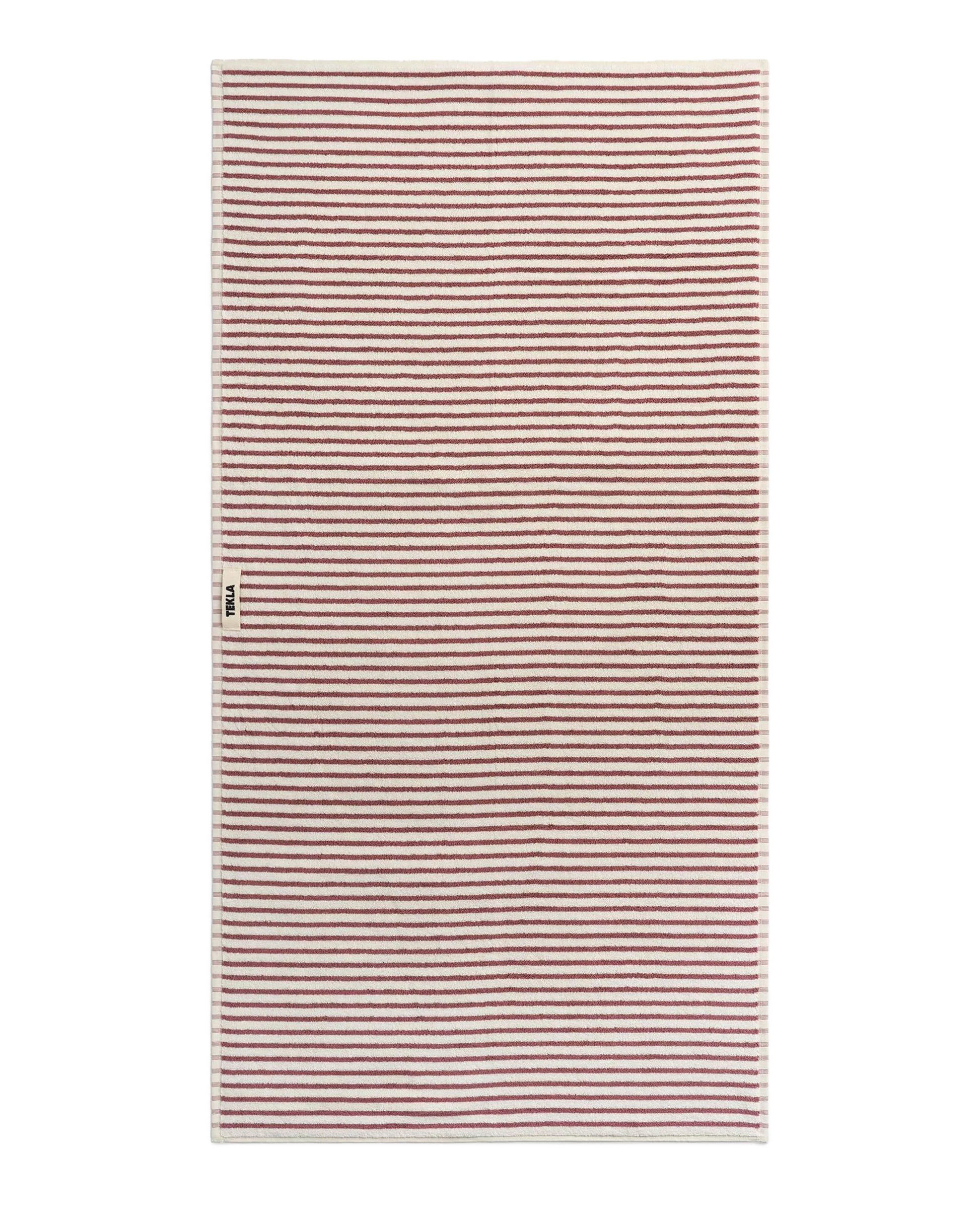 lost & found TEKLA Tekla Terry Bath Towel Ripple Stripes