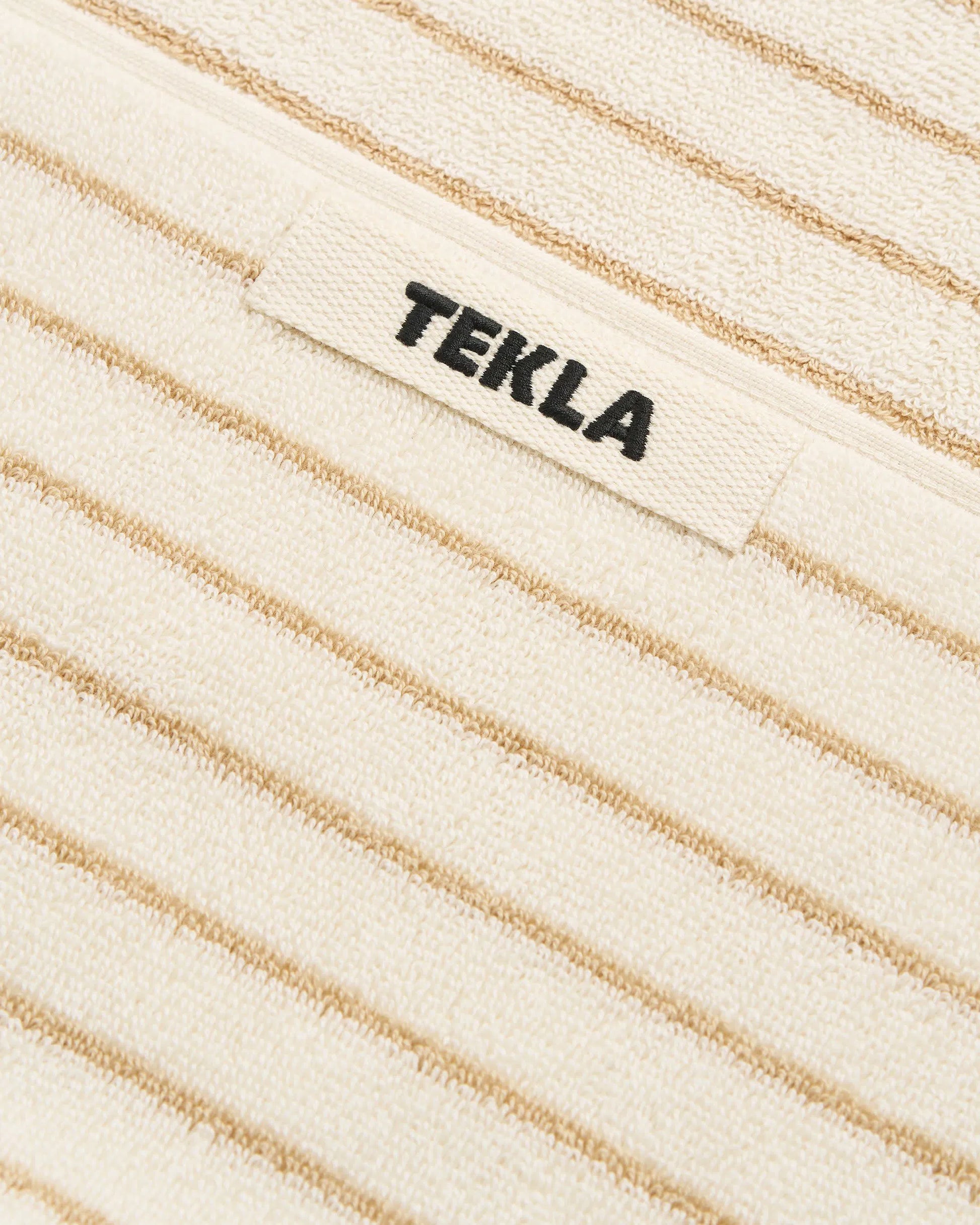 lost & found TEKLA Tekla Terry Hand Towel Sienna Stripes