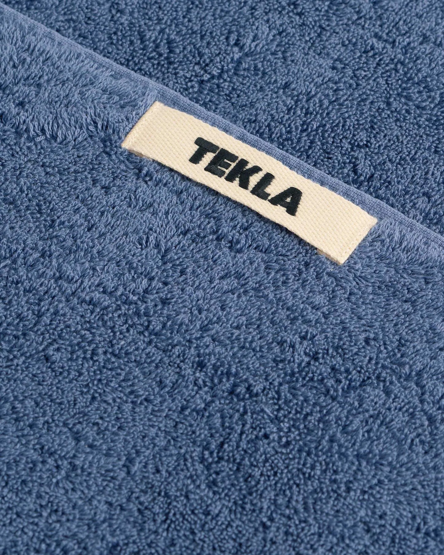 lost & found TEKLA Tekla Terry Hand Towel Storm Blue