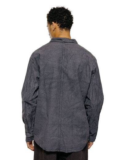 lost & found Tender Tender Type 401 Pleat Pocket Shirt Cotton Drop Cloth Grey Logwood